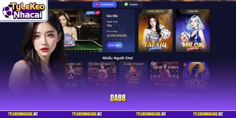 DA88 - Nhà Cái Cung Cấp Tỷ Lệ Kèo Bóng Đá Chuẩn & Hấp Dẫn
